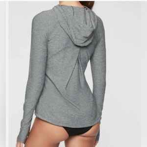 Athleta Gray Hooded Sweatshirt